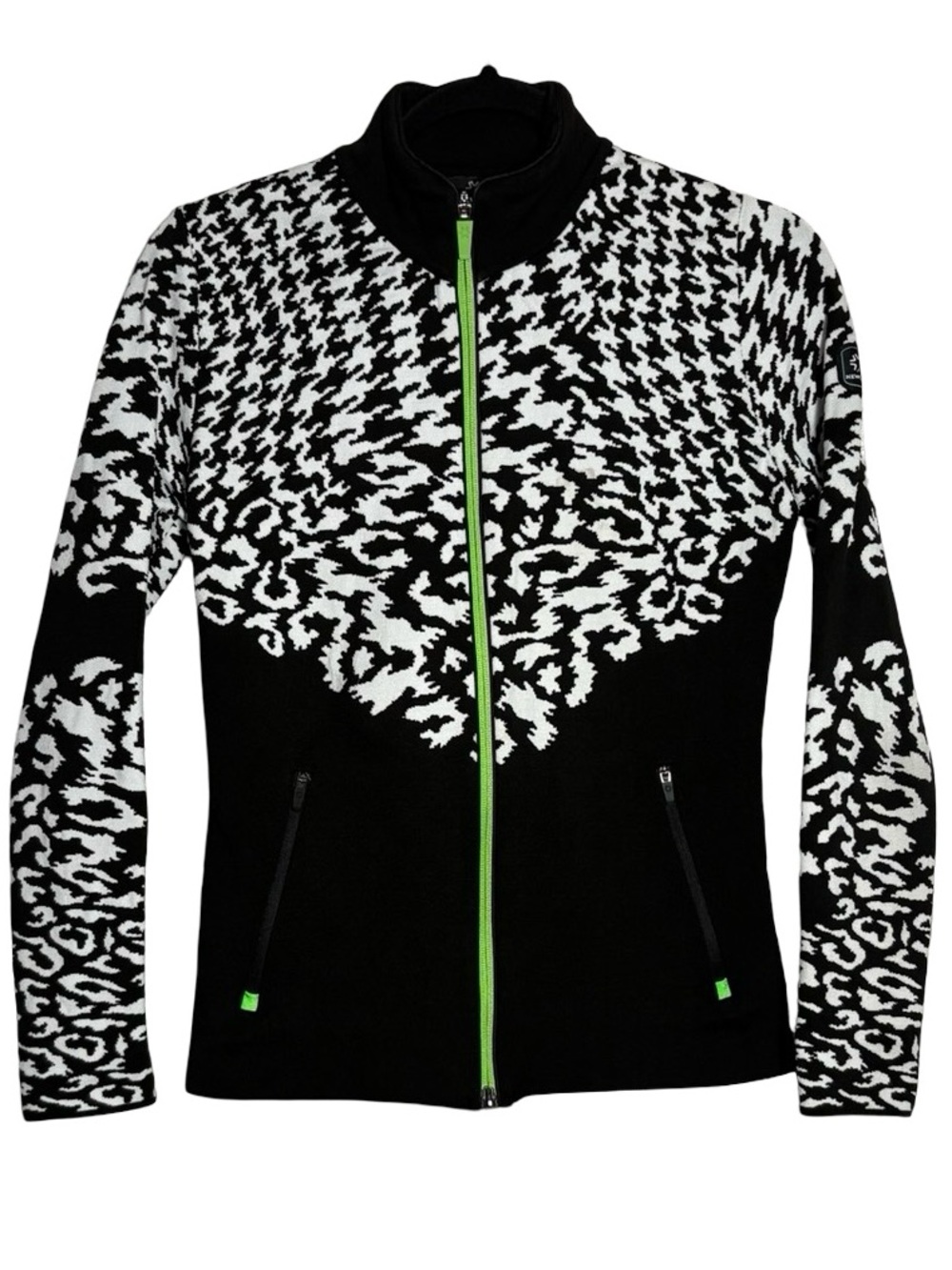 NEWLAND AVRIL THERMAL FULL ZIP T-NECK SWEATER WOMEN'S